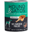 Hound & Gatos 98% Gamebird Canned Dog Food 13oz - 12 Case Hound & Gatos, gamebird, Canned, Dog Food, hound, gatos, hound and gatos